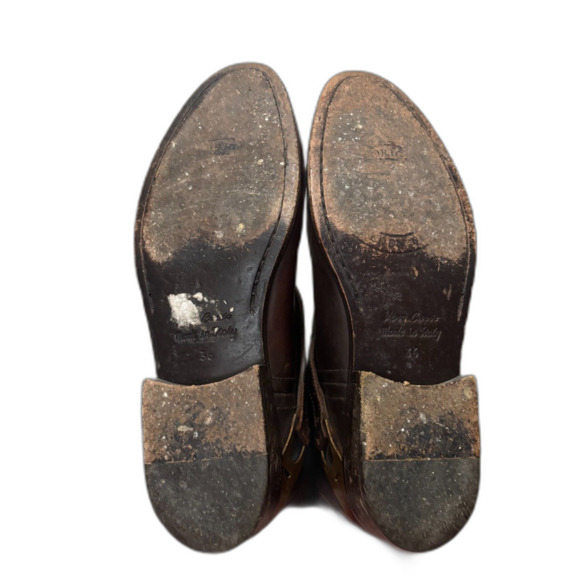 Golden Goose Charlye Riding Boots Santa Fe Suede Leather Distressed Size 36 (6) - Picture 10 of 11